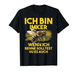 Ich Bin Imker Wenn Ich Renne Biene Bienenzüchter Männer T-Shirt von BK Biene T-Shirts Honig Imker Imkerei Geschenke
