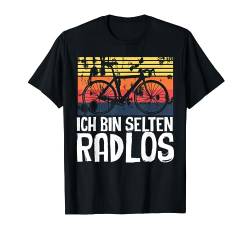 Ich Bin Selten Radlos Retro Fahrrad Radfahre Radfahren T-Shirt von BK Fahrrad T-Shirts Rad Radler Radfahrer Geschenke