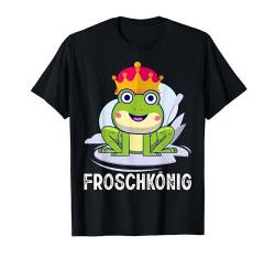 Frosch Lustig Fasching Karneval Kostüm König Männer Jungen T-Shirt von BK Fasching Shirts Karneval Kostüm Männer Frauen