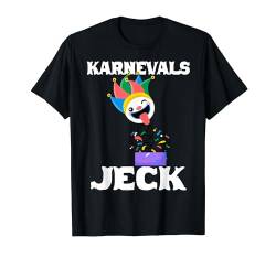 Karnevals Jeck Lustig Fasching Karneval Kostüm Männer Frauen T-Shirt von BK Fasching Shirts Karneval Kostüm Männer Frauen