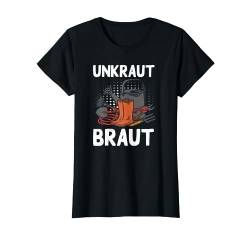 Unkraut Braut Lustig Gartenarbeit Hobbygärtner Gärtner Frau T-Shirt von BK Gartenarbeit Shirts Gartenbau Gärtner Geschenke