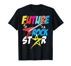 Future Rockstar Lustig Gitarre Musiker Herren Kinder Jungen T-Shirt von BK Gitarre Shirts Musiker Geschenke