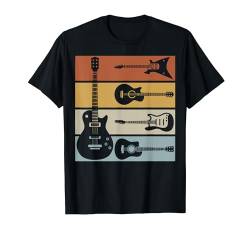 Gitarren Gitarrenspieler Musiker Herren Kinder Jungen T-Shirt von BK Gitarre Shirts Musiker Geschenke