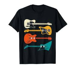 Gitarren Gitarrist Rock Musiker Herren Kinder Jungen T-Shirt von BK Gitarre Shirts Musiker Geschenke
