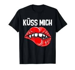 Küss Mich Lustig Vampir Halloween Kostüm Frauen Damen Männer T-Shirt von BK Halloween Shirts Kostüm Männer Frauen Kinder