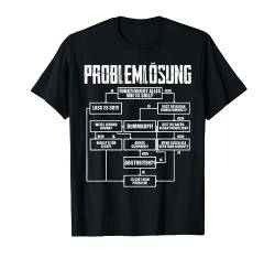 Problemlösung Lustig Sarkasmus Humor Programmierer Spruch T-Shirt von BK Lustige Shirts Sarkasmus Humor Spruch Geschenke