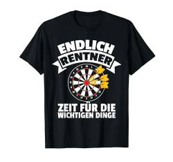 Rentner Zeit Für Wichtigen Dinge Ruhestand Rente Herren Frau T-Shirt von BK Rente Shirts Rentner Herren Frau Geschenk