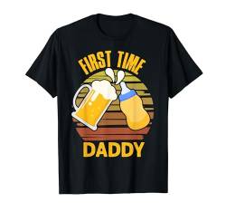 First Time Daddy Lustig Vater Papa Vatertag Geschenk Männer T-Shirt von BK Vater Shirts Papa Vati Vatertag Geschenke