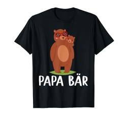 Papa Bär 1 Kinder Vater Vatertag Geschenk Herren Männer T-Shirt von BK Vater Shirts Papa Vati Vatertag Geschenke