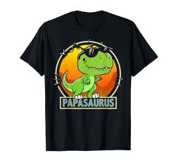 Papasaurus Lustig Dino Vater Vatertag Geschenk Herren Männer T-Shirt von BK Vater Shirts Papa Vati Vatertag Geschenke
