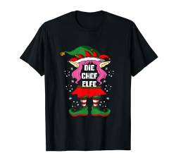 Die Chef Elfe Lustig Weihnachten Boss Kostüm Frauen Damen T-Shirt von BK Weihnachten Shirts Frau Männer Kinder Geschenk