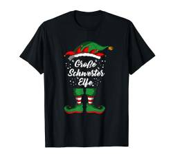 Große Schwester Elfe Elfenfamilie Kostüm Weihnachten Mäschen T-Shirt von BK Weihnachten Shirts Frau Männer Kinder Geschenk