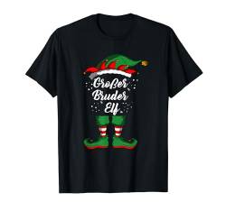 Großer Bruder Elf Elfenfamilie Kostüm Weihnachten Jungen T-Shirt von BK Weihnachten Shirts Frau Männer Kinder Geschenk