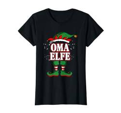 Oma Elf Familie Weihnachten Kostüm Geschenke Frauen Damen T-Shirt von BK Weihnachten Shirts Frau Männer Kinder Geschenk