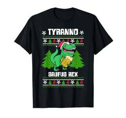 Tyrannosaurus Rex Lustige Weihnachtsgeschenke Herren Herren T-Shirt von BK Weihnachten Shirts Frau Männer Kinder Geschenk