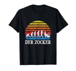 Der Zocker Lustig Videospieler Gamer Humor Männer Jungen T-Shirt von BK Zocker Shirts Gaming Videospiel Gamer Geschenke