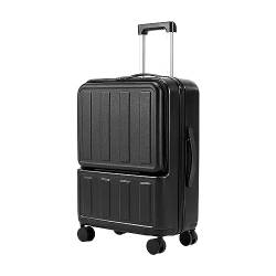 BKEKM Reisekoffer Erweiterbares Gepäck mit Reißverschluss, Zahlenschloss, Koffer, USB-Ladeanschluss, Trolley-Gepäck für Geschäftsreisen, Reisen im Freien Reisen von BKEKM