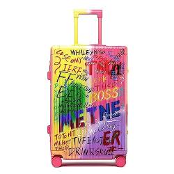 BKEKM Reisekoffer Koffer mit großem Fassungsvermögen, Anti-Fall-Hartschalengepäck, Coole Graffiti-Kunst, Handgepäck, Modetrend-Koffer mit Rollen Reisen von BKEKM