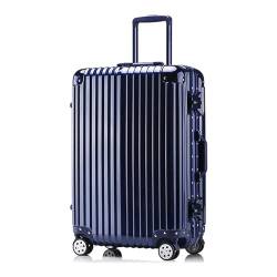 BKEKM Reisekoffer Verschleißfester Koffer, kratzfester Koffer ohne Reißverschluss, Handgepäck, Trolley-Gepäck mit Aluminiumrahmen Reisen von BKEKM