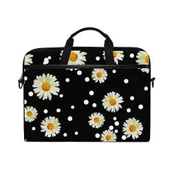 BKEOY Laptoptasche mit Blumenmuster und Punkten von BKEOY