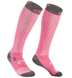 BKNEES Kompressionsstrümpfe in 9 Farben + S, M, L - Damen & Herren – Sportsocken/Sportstrümpfe für verbesserte Leistung, Erholung & Blutkreislauf beim Sport, Reisen & Flug - Lang von BKNEES