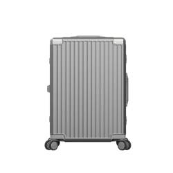BKRJBDRS Koffer, Aluminiumrahmen-Koffer, geräuschloser Universal-Rollenkoffer, Boarding-Koffer, Trolley-Koffer, Herren- und Damen-Koffer von BKRJBDRS