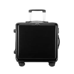 BKRJBDRS Koffer mit Frontöffnung für Damen und Herren, Universal-Trolley mit Rollen, Passwort-Koffer, Boarding-Koffer von BKRJBDRS