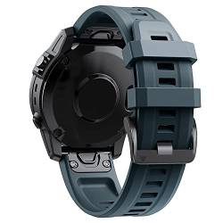 BKUANE 22 x 26 mm Silikon-Smart-Armbänder, offizielles Armband für Garmin Fenix 7, 7X, 6X, 6, Pro, 5X, 5, Easyfit Instinct 2/Descent G1, Solararmbänder, For Descent G1 Solar, Achat von BKUANE