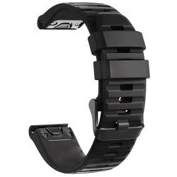 BKUANE Silikon-Armband für Garmin Fenix 6X Pro 6 6S 5S 5 5X Plus MK2S 935 945 745 S62 Easyfit Herren-Armbanduhr, 26 mm, Achat von BKUANE