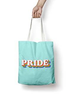 Belum | Tote Bag aus 100% Bio-Baumwolle, 300 g, Maße: 36 x 42 cm, Modell: Pride | Tote Bag LGTBIQ+, Pride 118, Böhmisch von BL BELUM
