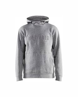 BLÅKLÄDER Blaklader Hoodie 3D 3530-1157 - Größe XXL - Graue Melange von BLÅKLÄDER