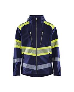 Blaklader Softshelljacke High Vis 4494-2513 - Größe XL - Marineblau/Warngelb von BLÅKLÄDER