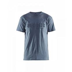 Blaklader T-Shirt 3D 3531-1042 - Größe L - Numb Blau/Limitierte Auflage von BLÅKLÄDER