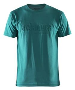 Blaklader T-Shirt 3D 3531-1042 - Größe XL - Grün blau von BLÅKLÄDER