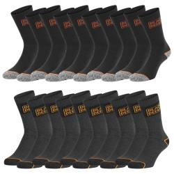 Black+Decker Crew Work Socks Unisex Herren Damen Arbeitssocken 10er Pack von BLACK+DECKER