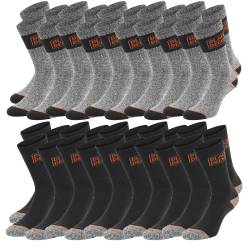 Black+Decker Crew Work Socks Unisex Herren Damen Arbeitssocken 20er Pack von BLACK+DECKER