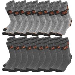 Black+Decker Crew Work Socks Unisex Herren Damen Arbeitssocken 20er Pack von BLACK+DECKER