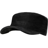 BLACK FOREST FOX Cowboyhut CUBA Cap Hut Leder Schirmmütze Black von BLACK FOREST FOX