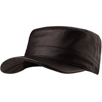 BLACK FOREST FOX Cowboyhut CUBA Cap Hut Leder Schirmmütze Brown-Anilin von BLACK FOREST FOX