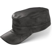 BLACK FOREST FOX Cowboyhut CUBA Cap Hut Leder Schirmmütze Graphite von BLACK FOREST FOX