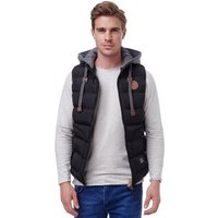 BLACKROCK Steppweste BR1701 Herren Outdoor-Weste - Slim-Fit - Abnehmbare Kapuze von BLACKROCK