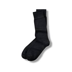 BLACKSOCKS Luxus Kaschmir-Modal Socken 40-41 Schwarz I Seidig weiche Socken aus Kaschmir mit Wärmeregulierung & weichem Komfortbund I Made in Italy von BLACKSOCKS