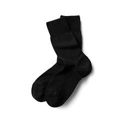 BLACKSOCKS Premium Business Light Socken 37-39 Schwarz I Aus Merzerisierter Baumwolle I Glatte Qualitäts-Socke ohne Rippen I Made in Italy von BLACKSOCKS