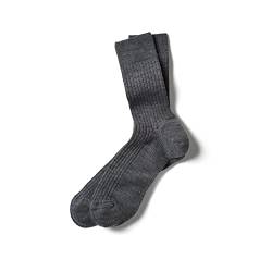 BLACKSOCKS Premium Merino Socken Herren 37-39 Grau I Socken aus 75% Merino-Wolle mit hoher Wärmeregulierung I Hemmt Geruchsbildung I Made in Italy von BLACKSOCKS