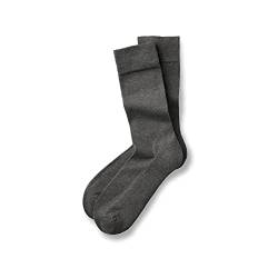 BLACKSOCKS Premium Organic Comfort Socken 37-39 Grau I Aus hochwertiger Bio-Baumwolle I Frottee-Bett I Made in Italy von BLACKSOCKS