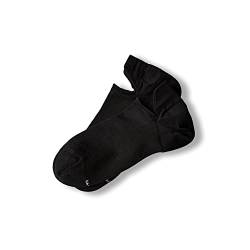 BLACKSOCKS Premium Organic Sneaker Socks 35-39 Schwarz I Sneaker Socken aus Bio-Baumwolle I Rutscht nicht dank Spoiler I Hoher Komfort I Made in Italy von BLACKSOCKS