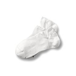 BLACKSOCKS Premium Organic Sneaker Socks 35-39 Weiss I Sneaker Socken aus Bio-Baumwolle I Rutscht nicht dank Spoiler I Hoher Komfort I Made in Italy von BLACKSOCKS