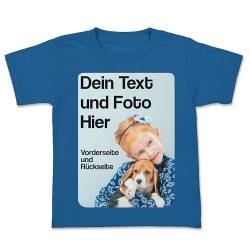 BLAK TEE Kinder Personalisierbares T-Shirt Selbst Gestalten mit Foto und Text T-Shirt königlich 3/4 Jahre von BLAK TEE