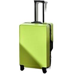 BLBTEDUAMDE Koffer Universal Mute Wheel Große Kapazität Aluminiumrahmen Koffer 20 Zoll Passwort Handgepäck mit Rädern Valises (Color : White, Size : 20 inch) von BLBTEDUAMDE