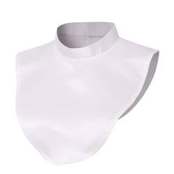 BLESSUME Klerikerhemd Kragen Unisex Abnehmbarer Latzkragen (Einheitsgröße, Weiß) von BLESSUME